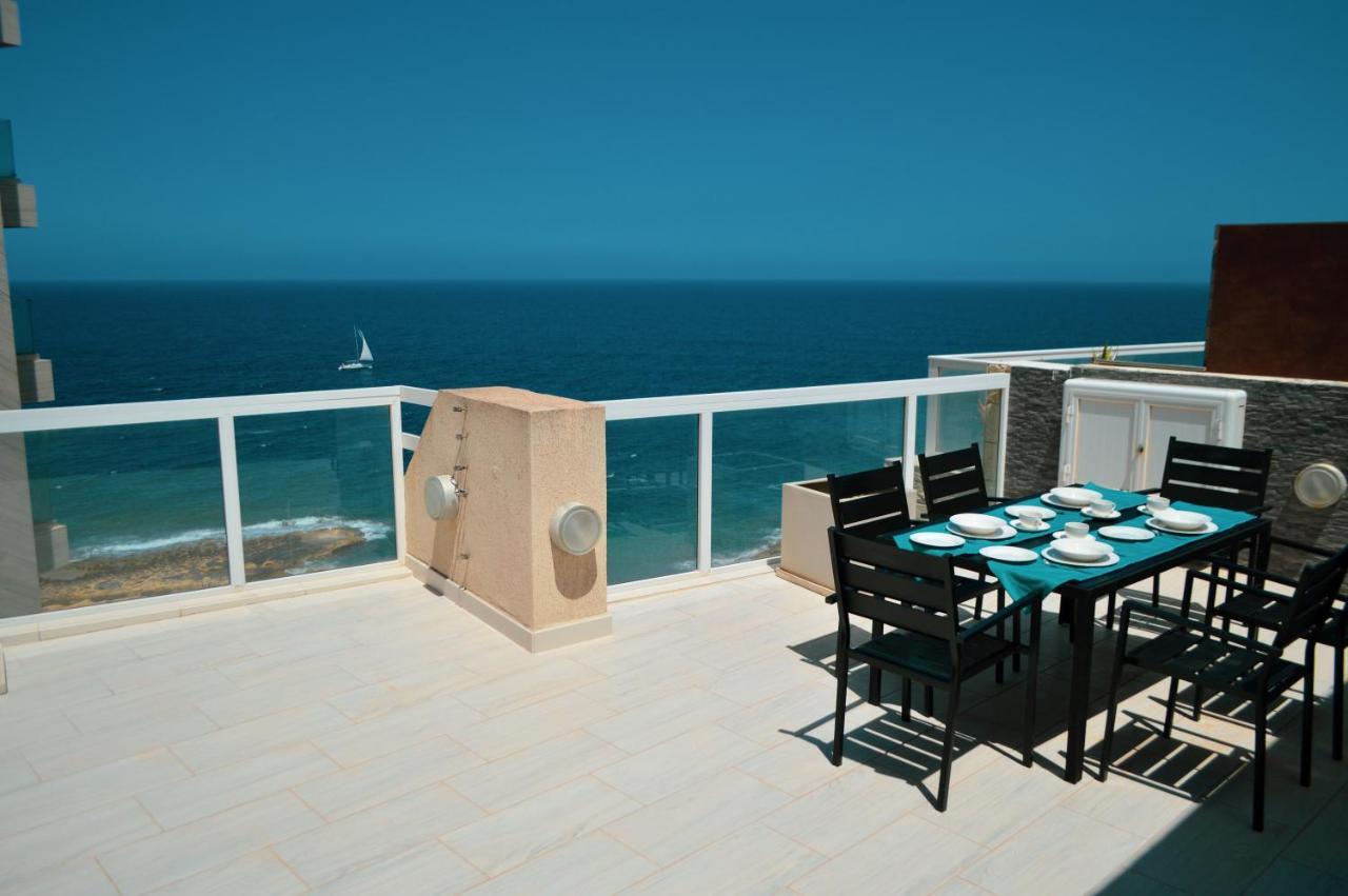 Oceanfront 3br Penthouse Luxury & Views In * Sliema